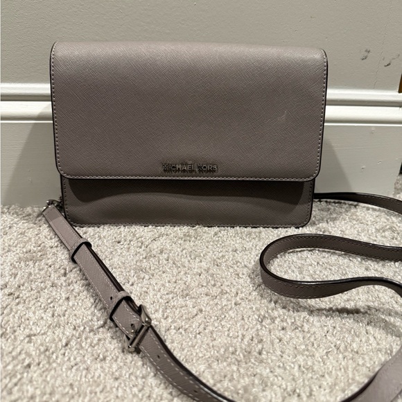Michael Kors Handbags - Michael Kors Charcoal Crossbody Bag